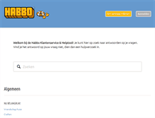 Tablet Screenshot of help.habbo.nl